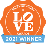 Logo Recognizing Dragon Gym Martial Arts & Fitness's affiliation with Main Line Parent Love Awards 2021